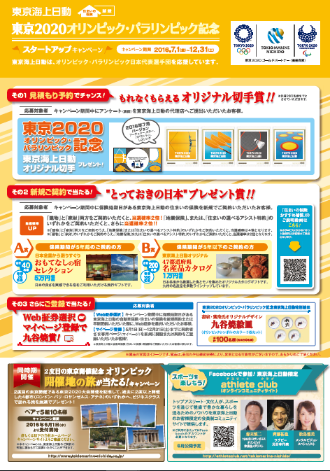 東京海上日動　キャンペーン「住まいの保険」