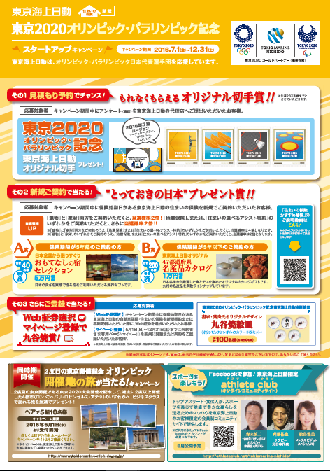 東京海上日動 キャンペーン「住まいの保険」